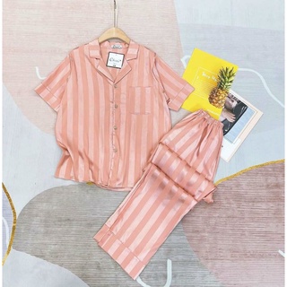 BỘ  PIJAMA LỤA GẤM