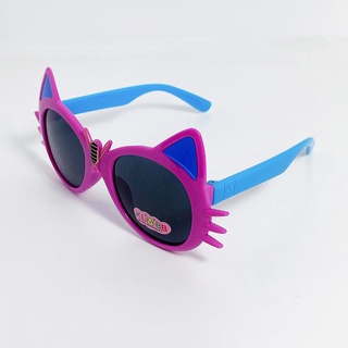 Kính mát trẻ em JJ3008 form ôm mặt kiểu kính hình mèo siêu đáng yêu dành cho bé gái và bé trai từ 1 đến 5 tuổi