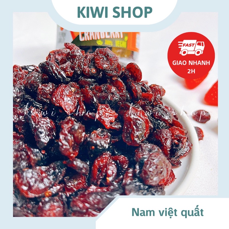 Nam Việt Quất Sấy Dẻo Kiwi Shop- Tốt Cho Mẹ Bầu - Ăn Kiêng Giảm Cân – Hũ 250gr
