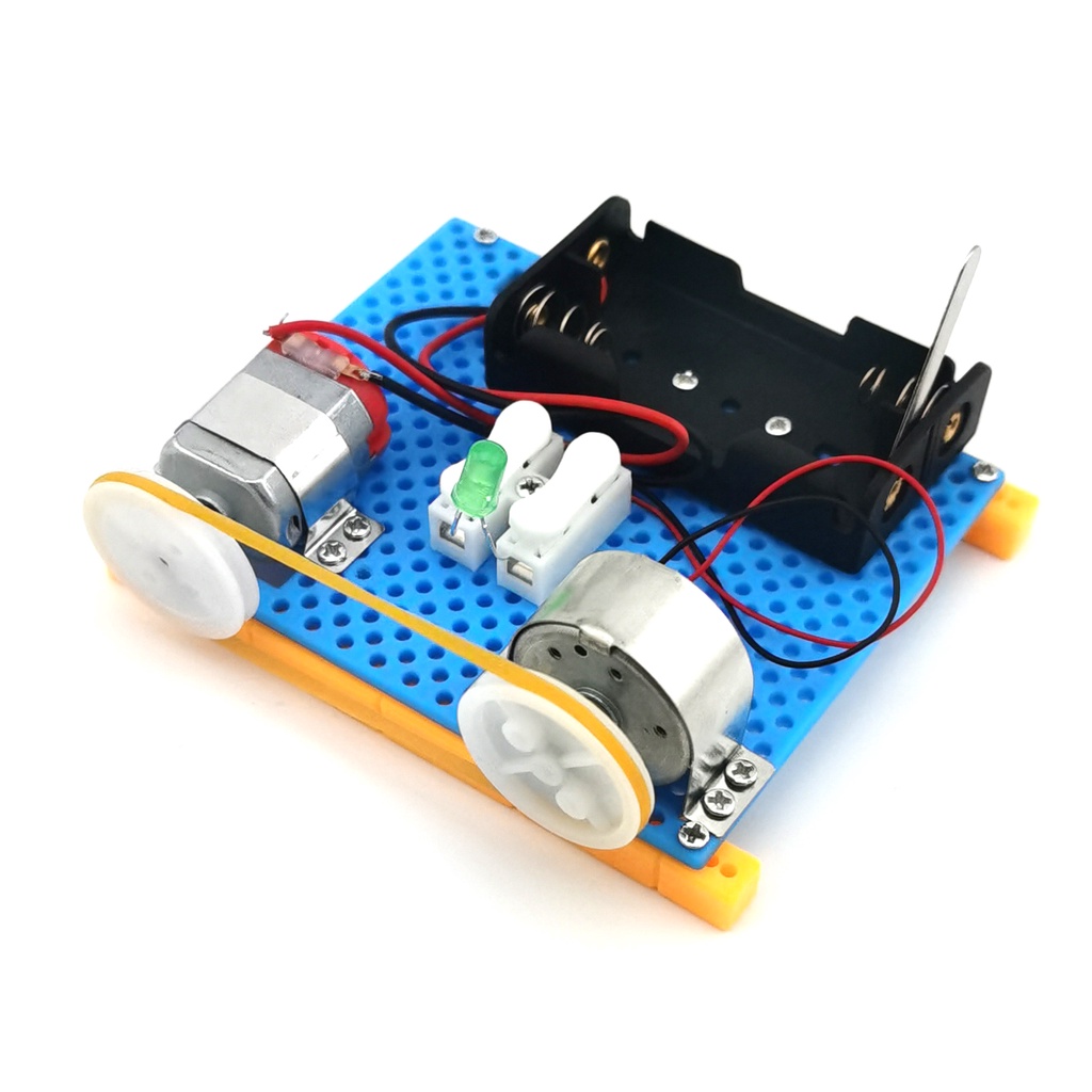 Mô Hình Động Cơ Phát Điện Mini Chuyển Đổi Năng Lượng Cho Trẻ Em DIY