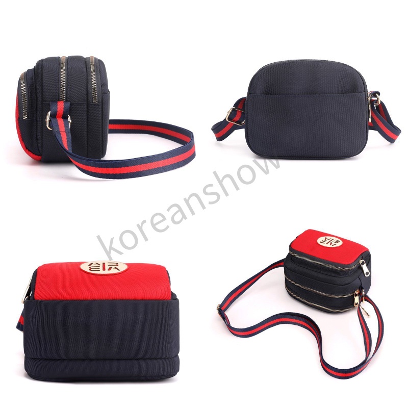 Túi xách nữ Túi đeo chéo Mini màu hồng/đen phong cách Hàn Quốc thời trang cho nữ-75