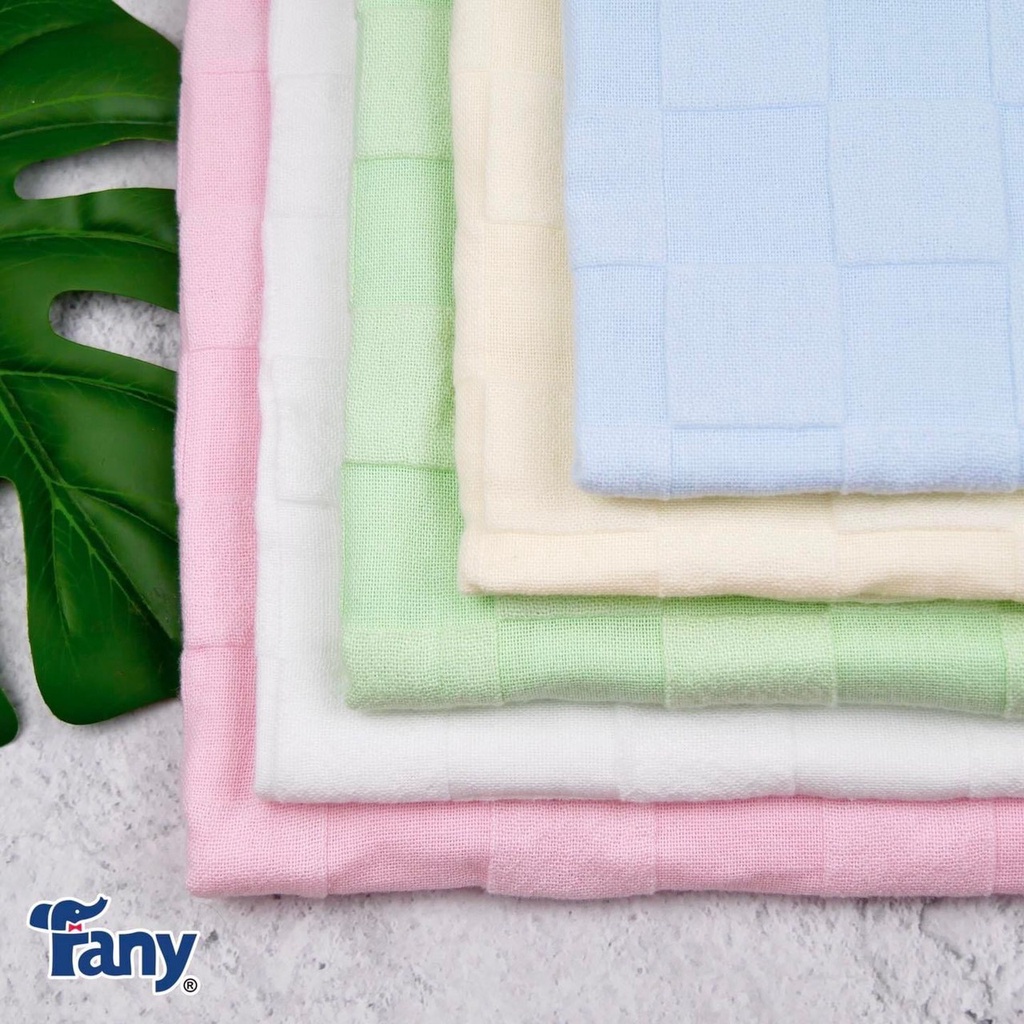 Khăn Tắm Bé, Khăn Quấn Bé 2 Mặt Siêu Mềm Fany Mẫu Caro Mới ( MẶT XÔ - MẶT BÔNG )