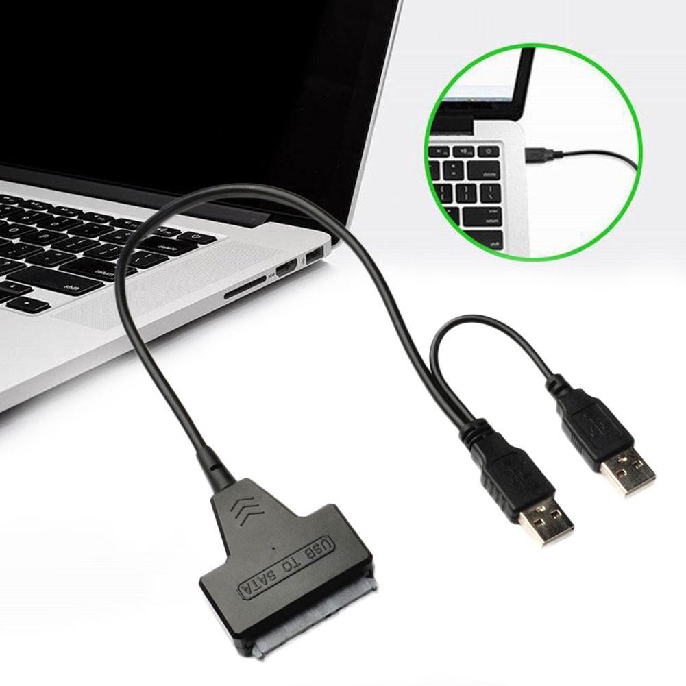 Dây Cáp Chuyển Đổi Hdd Sata 7 + 15 Pin 22pin Sang Usb 2.0 Cho Ổ Cứng Laptop Y2r5 2.5 &quot;