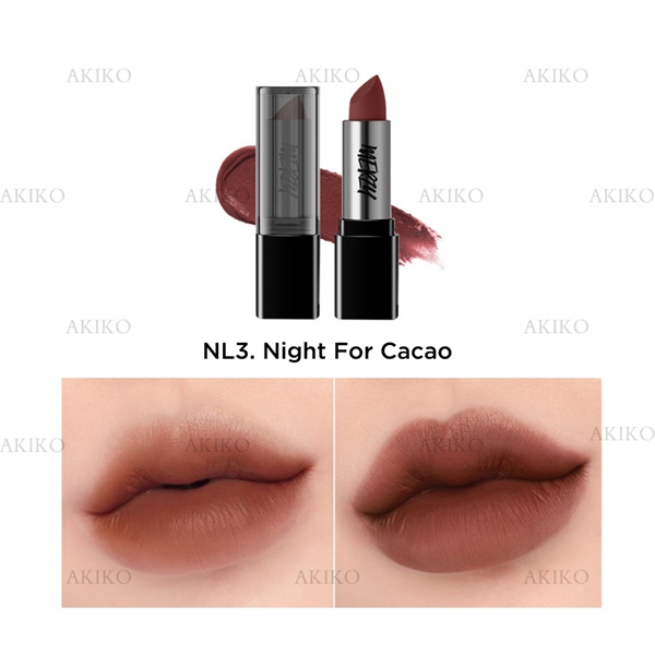 Son Thỏi Merzy Noir In The Lipstick 3.3gr #NL3. Night For Cacao