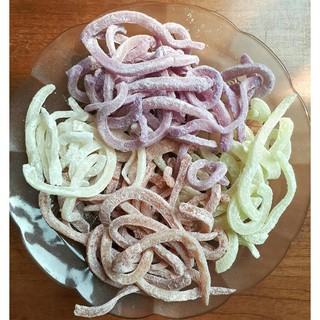 MỨT DỪA NON SỢI DÀY (TÚI TO 1KG)