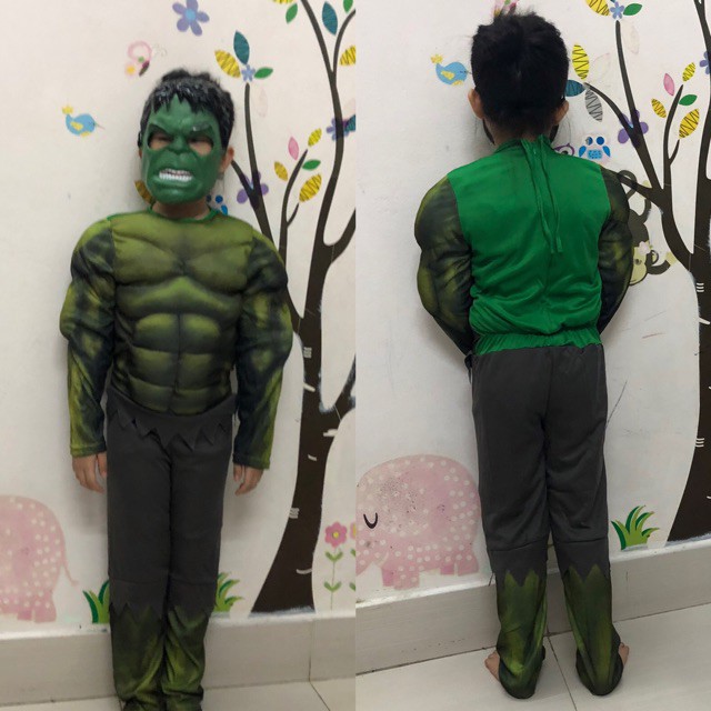 Đồ siêu nhân cho bé trai kèm mặt nạ siêu nhân thiết kế chân thực nhất chỉ có tại HEROKIDS COSPLAY210X