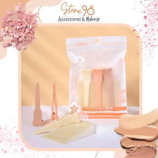 Set 3 kẹp tóc & 2 miếng dán tóc mái tự dính lameila c283