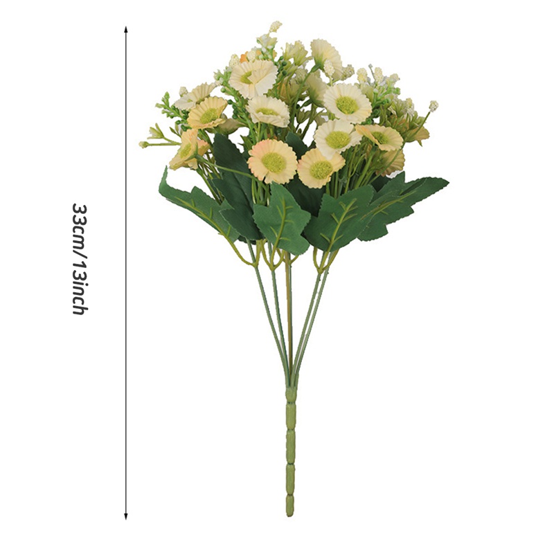 Bó 24 Hoa Cúc Giả Nhiều Màu Trang Trí Nhà Cửa