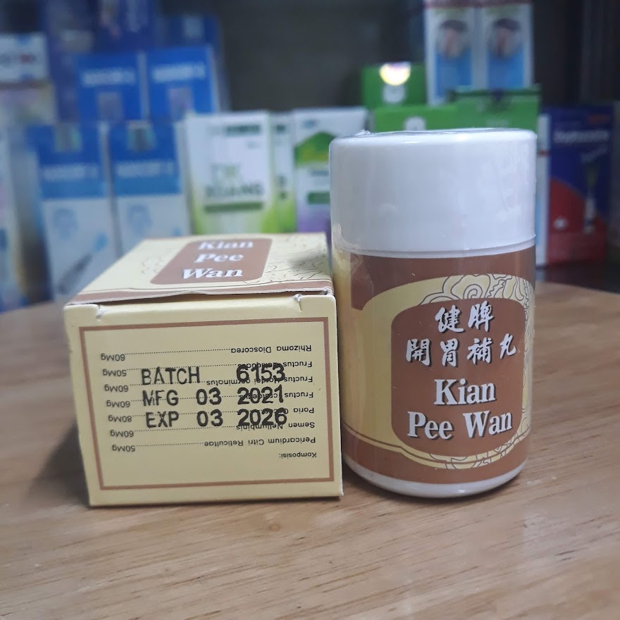 Viên Uống Tăng Cân Kiện Tỳ Khai Vị Bổ Hoàn Malaysia Kian Pee Wan