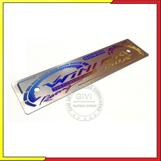 Bảng Tên Titanium GR5 Lắp Xe Máy