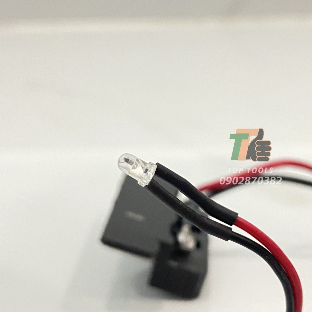 Công tắc máy khoan pin, cò máy khoan pin, máy siết bulong có điều tốc có gắn đèn led, dùng cho máy chổi than