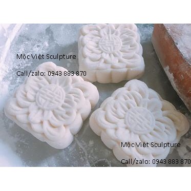 Khuôn bánh gỗ hoa rối - 1 Thọ