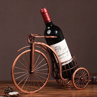 Kệ sắt để chai rượu vang trang trí nhà cửa phong cách Vintage