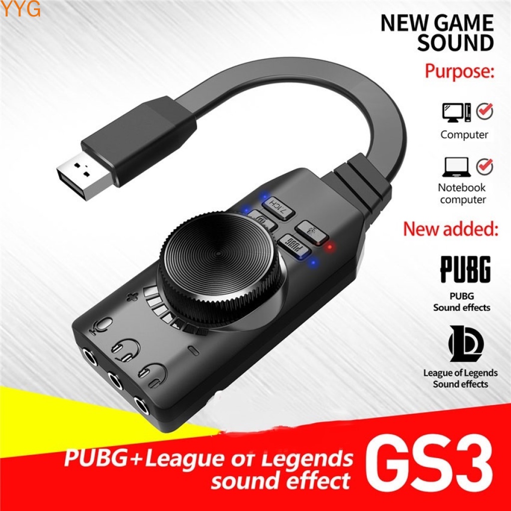 Thẻ âm thanh USB PLEXTONE GS3 Mark II cho máy tính