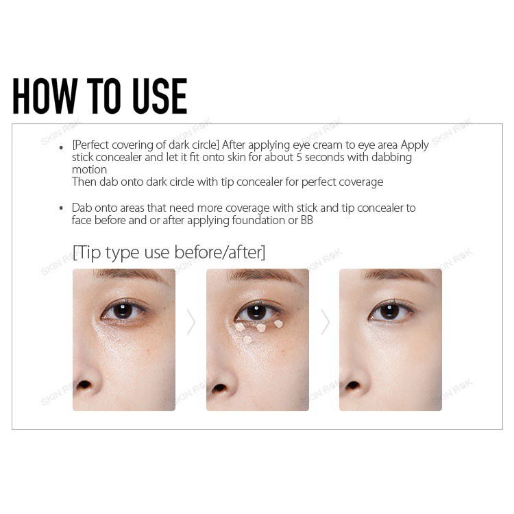 Kem che khuyết điểm The Saem Cover Perfection Tip 6.5g