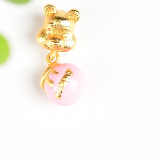 Phụ Kiện Hạt Xỏ Vòng Tay / Vòng Tay Handmade diy Hình Lọ Mật Ong / Gấu Dễ Thương