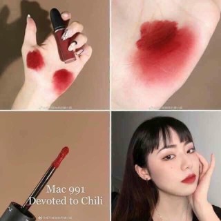 Son kem lì M.A.C 𝑷𝒐𝒘𝒅𝒆𝒓 𝑲𝒊𝒔𝒔 𝑳𝒊𝒒𝒖𝒊𝒅 991 đỏ gạch