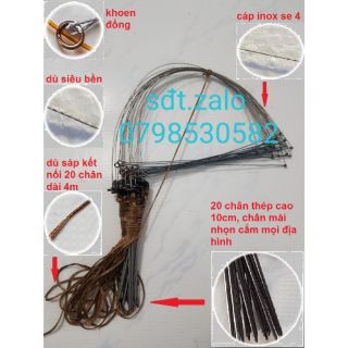Combo 2 Bộ giò đá bẫy gà rừng 40 chân