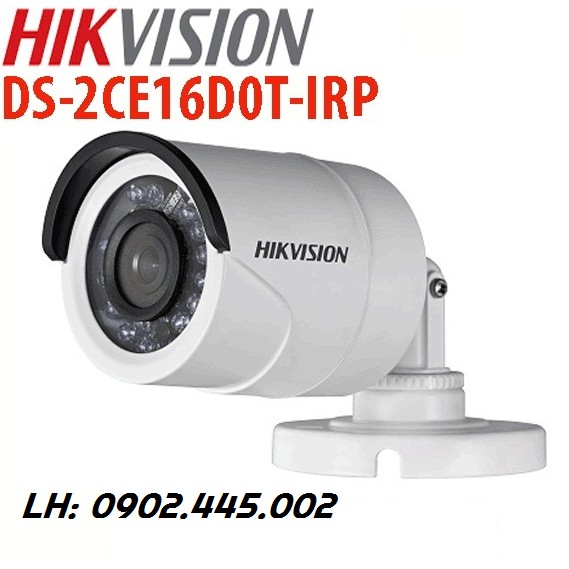 Camera HD-TVI hồng ngoại 2.0 Megapixel HIKVISION DS-2CE16D0T-IRP