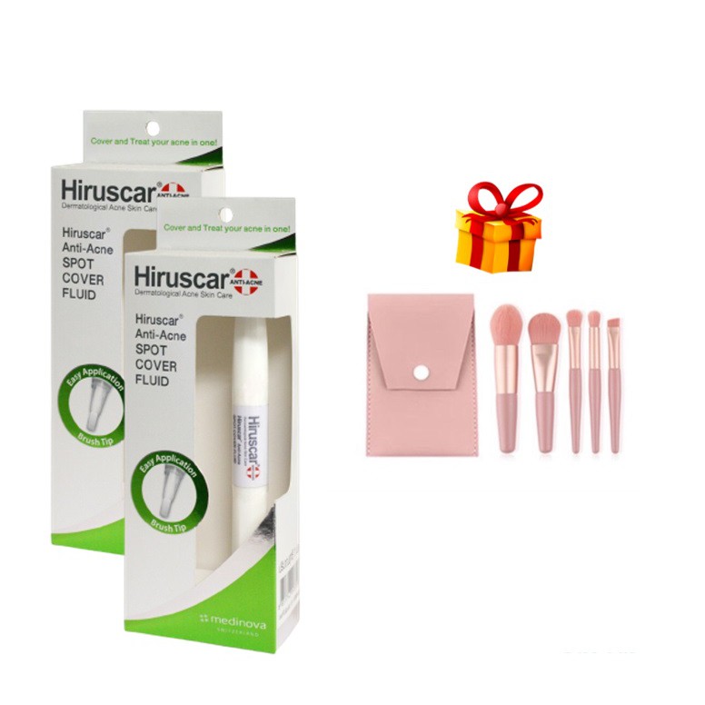 HIRUSCAR Anti Acne Spot Cover Fluid - Kem che khuyết điểm và ngăn ngừa mụn Hiruscar