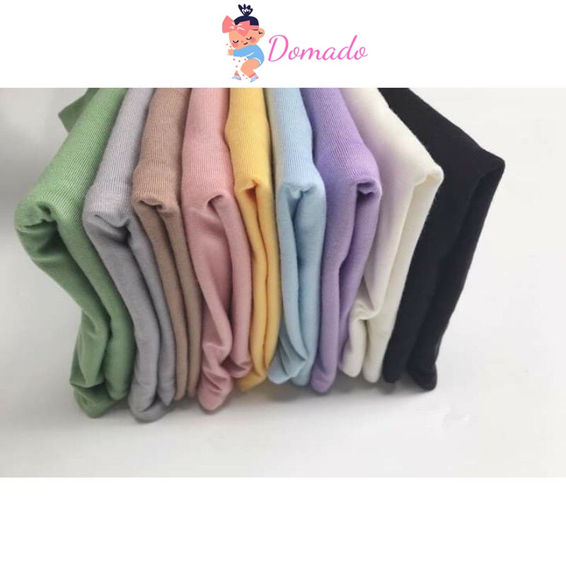 Áo giữ nhiệt áo dài tay cổ cao 3 phân chất thun lạnh cho bé trai bé gái mặc thoải mái DOMADO AP11