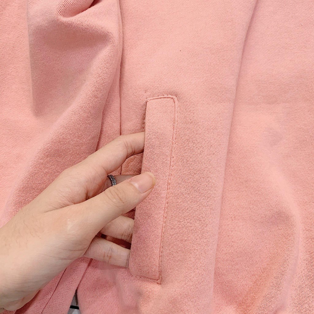 [Mã WASTMAY giảm 15% tối đa 30K đơn 150K] Áo Khoác bo rút Hồng unisex nữ | BigBuy360 - bigbuy360.vn