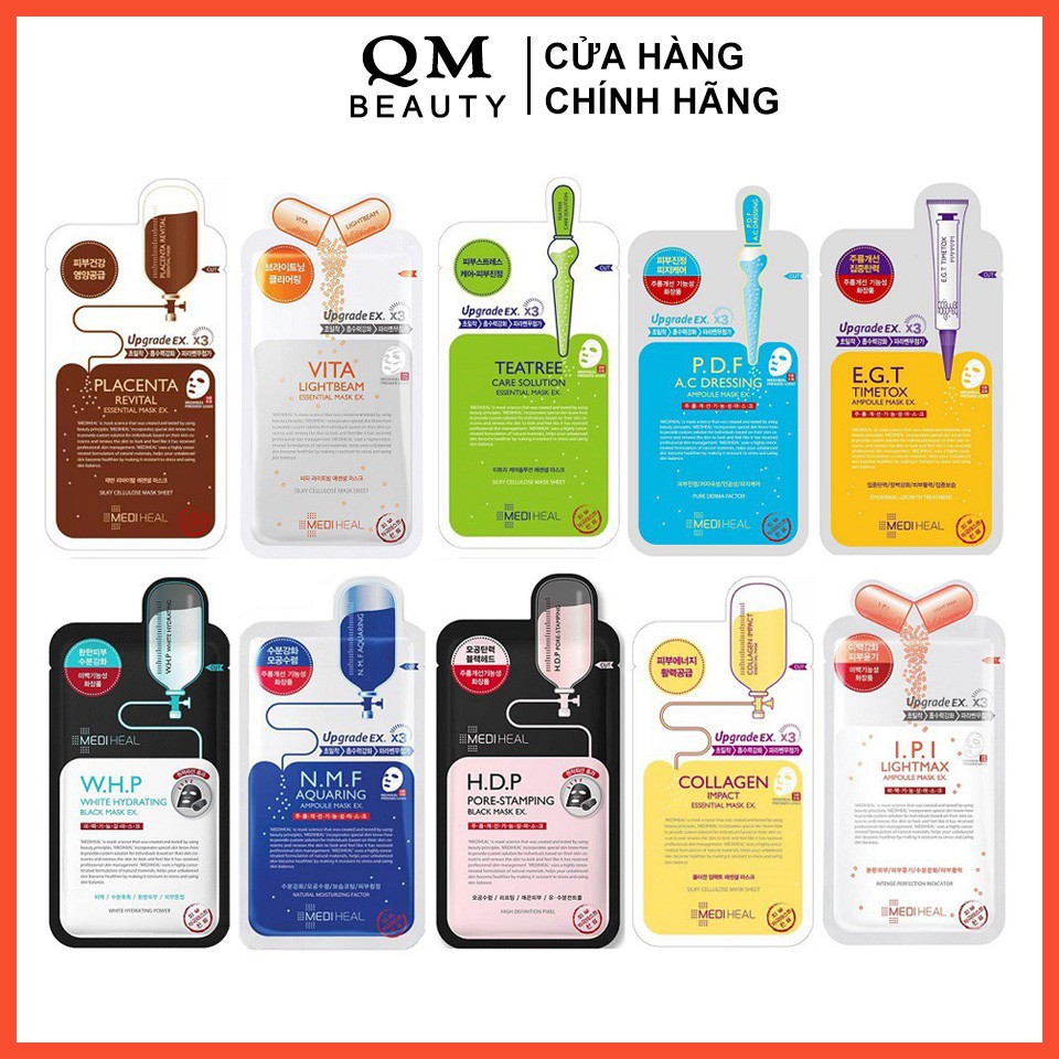 Mặt nạ Mediheal Essential Mask EX 25ml mặt nạ giấy cấp ẩm dưỡng da chính hãng