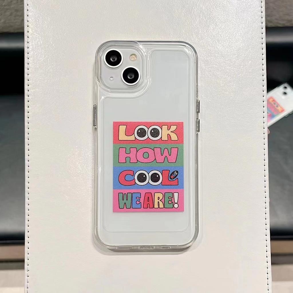 Ốp Điện Thoại Trong Suốt In Hình Nhãn Dán Cho iphone 11 13 7 8 Plus 12 13Pro Max X XS Max 7 8 SE 2020