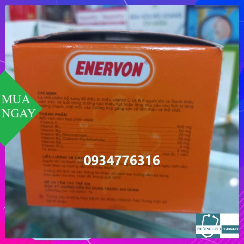 Enervon C - Tăng đề kháng, Vitamin C và Vitamin B-Complex set 10 vỉ 10 viên