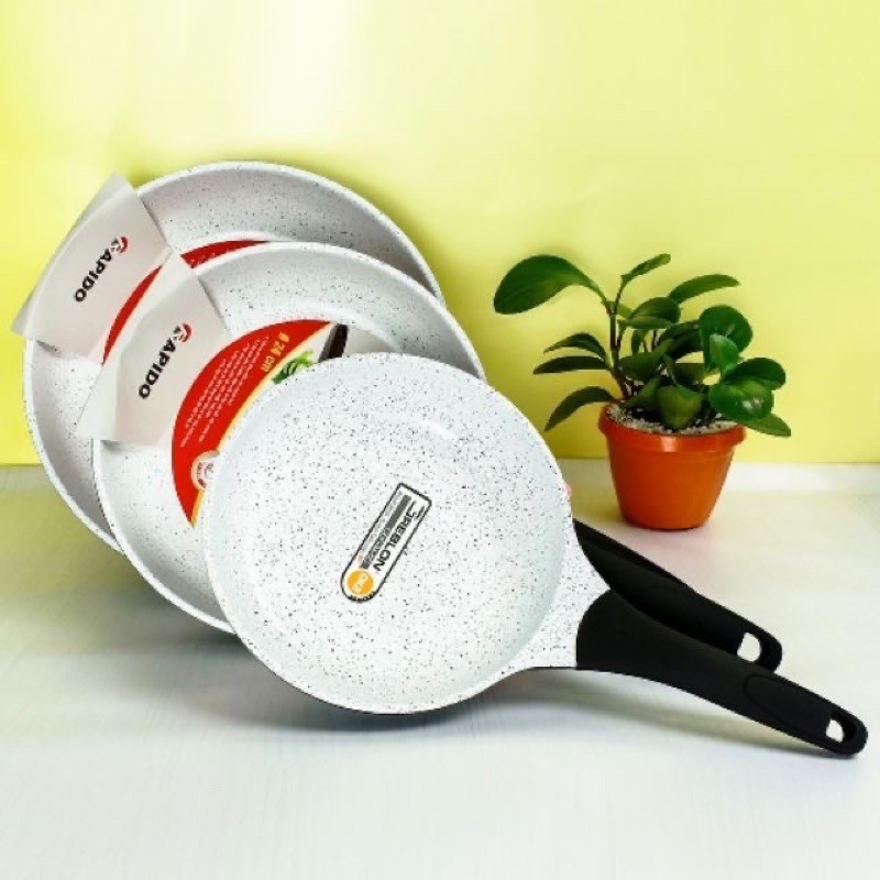 Chảo chống dính bếp từ, Chảo từ men Đức Rapido