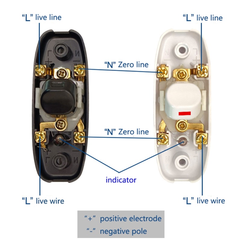 Công Tắc Bật / Tắt Đèn Bàn Nev Gw320 Chuyên Dụng Cho Tàu Thuyền