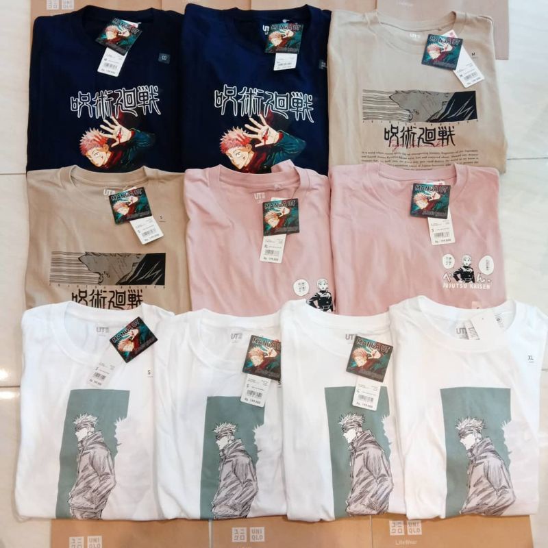Áo thun ngắn tay Uniqlo JUJUTSU KAISEN