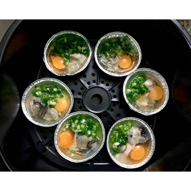 Set 100 chiếc đế cốc chén nhôm giấy bạc nướng hàu, trứng, bánh tiện lợi HM-T74