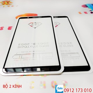 Bộ 2 Kính cường lực Vivo Y71 Full màn hình / Dán full màn Vivo Y71 - SEASHOP