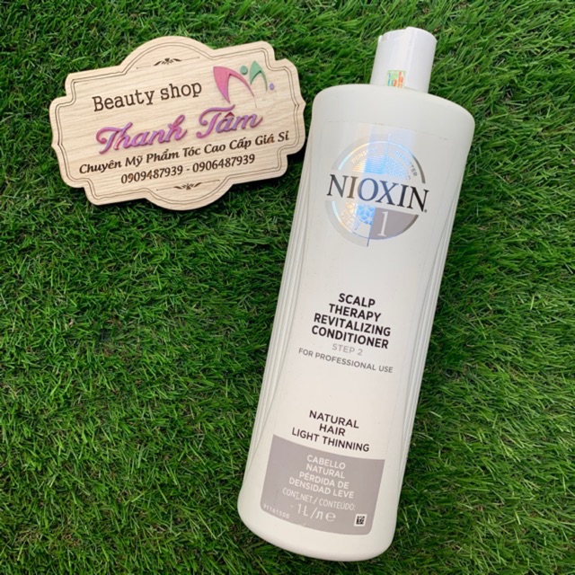 Dầu xả chống rụng, kích thích mọc tóc Nioxin System 1 Conditioner 1000ml ( New 2019)