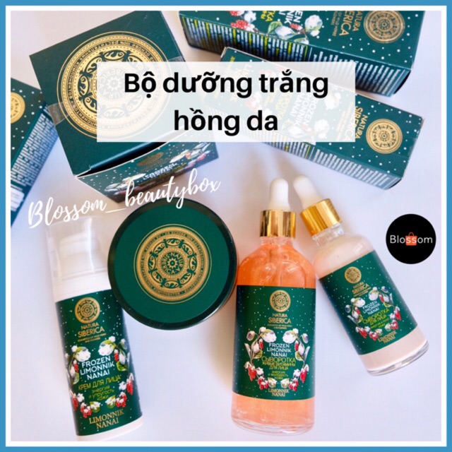 Serum dưỡng trắng da, hồng hào căng bóng Natura Siberica Froxen Limonnik nanai