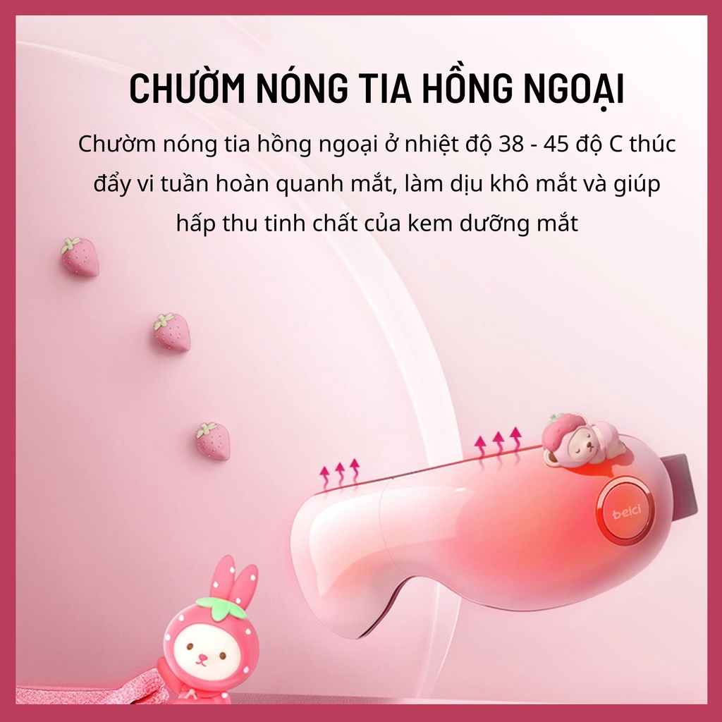 Máy Massage Mắt BEICI BA5021P1 Thư Giãn Mắt, Hỗ Trợ Tan Quầng Thâm Mắt, cải thiện thị lực [CMART_GIA DỤNG TIỆN ÍCH]
