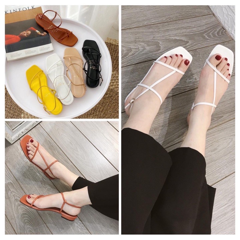 SANDAL COLEE XỎ NGÓN QUAI MẢNH BỆT