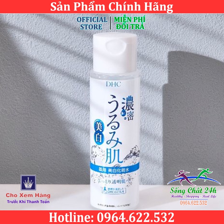 Nước Cân Bằng Da Cao Cấp DHC Deep Moistening Whitening Lotion 180ml Nhật Bản