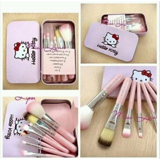 Bộ cọ trang điểm mini Hello Kitty 7 cây