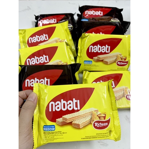 [Tân Phú] Bánh xốp Nabati kem phô mai, socola gói 50g