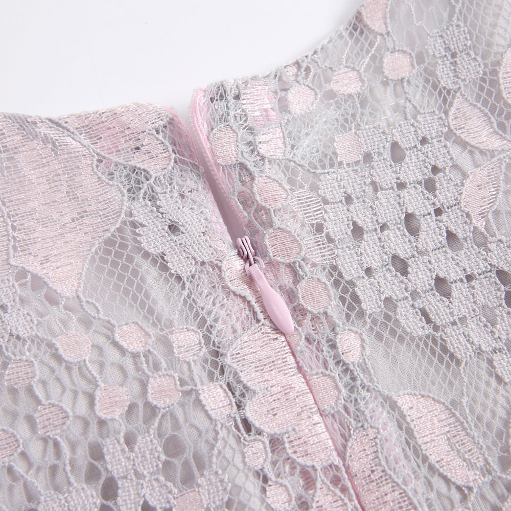 Đầm ren công chúa dự tiệc SANLUTOZ phong cách thời trang xuân hè cho bé gái