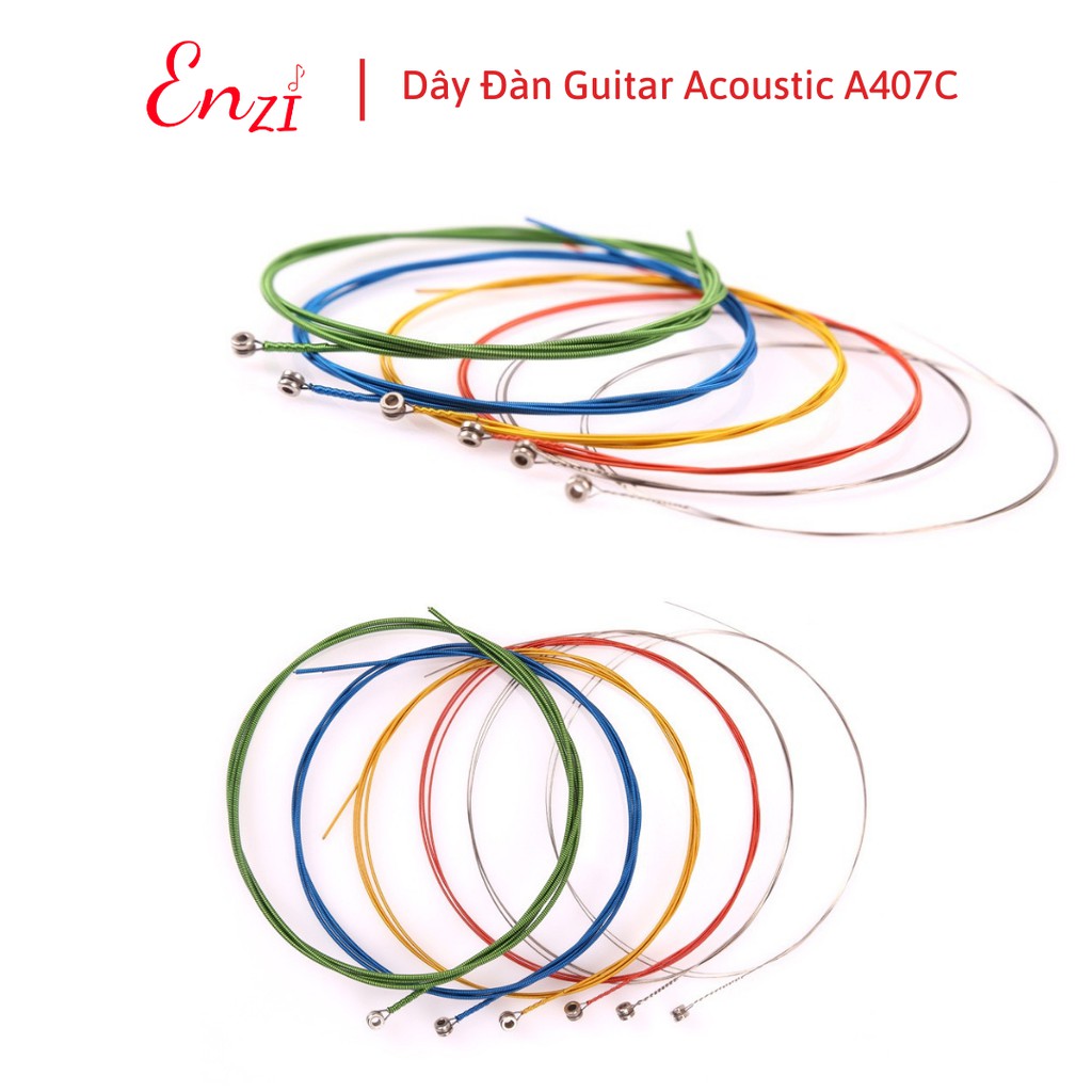 Dây đàn guitar acoustic Alice A407C chính hãng chất lượng Enzi