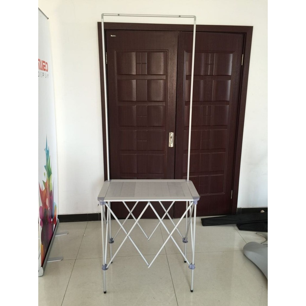 Quầy bán hàng di động chất liệu nhôm cao cấp, gấp gọn, booth ăn thử nhôm di động, quầy di động, quầy bán hàng lưu động