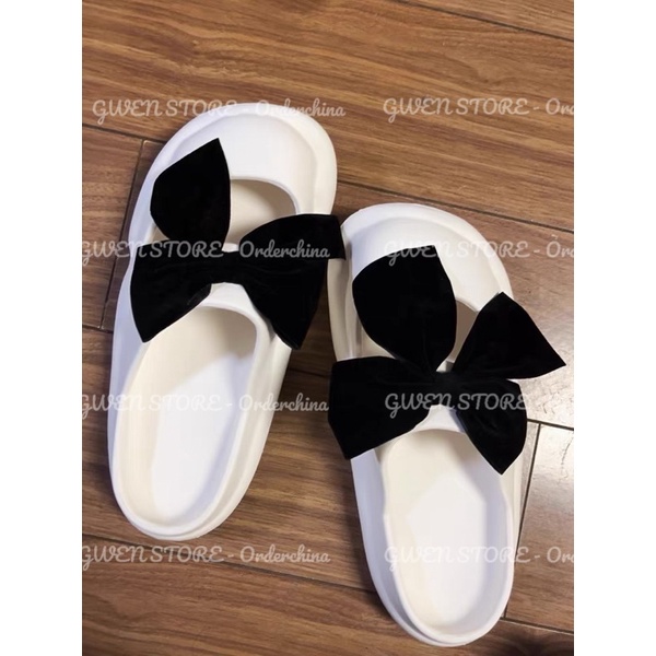 Dép crocs sục nơ tiểu thư ảnh thật ở cuối chuẩn XIXITIAO