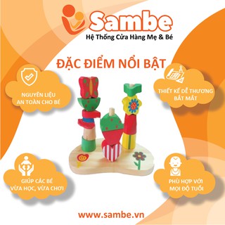 Bộ xếp hình cây lá C562