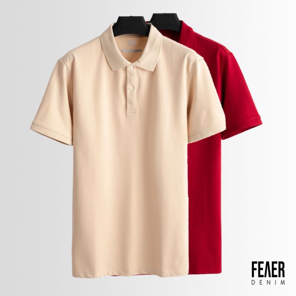 Áo polo nam FEAER chất cotton trơn Basic