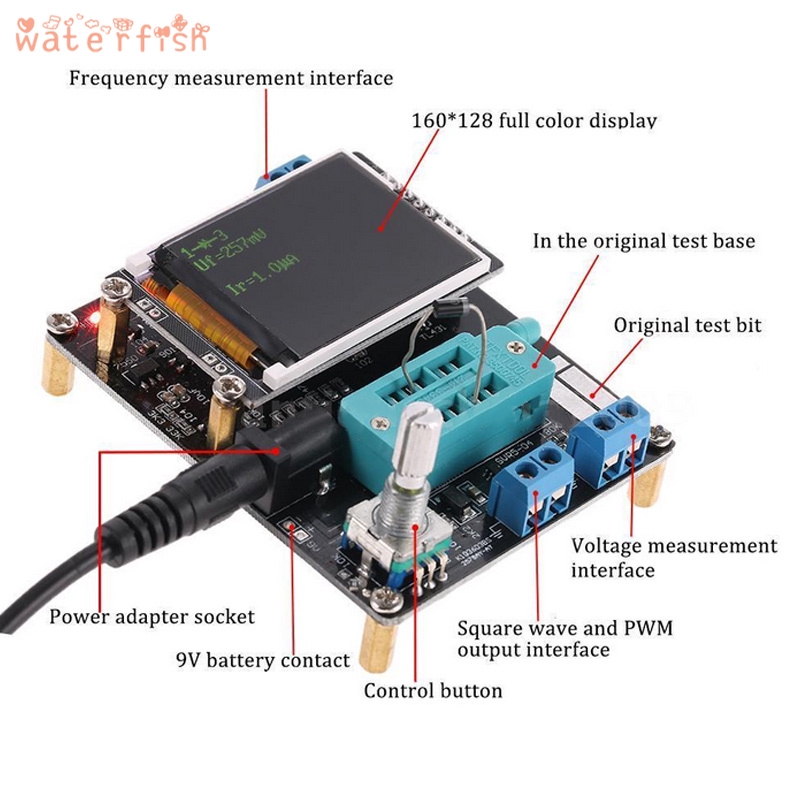 Bộ Kiểm Tra Bán Dẫn Gm328A Lcd Npn Pnp K8P6