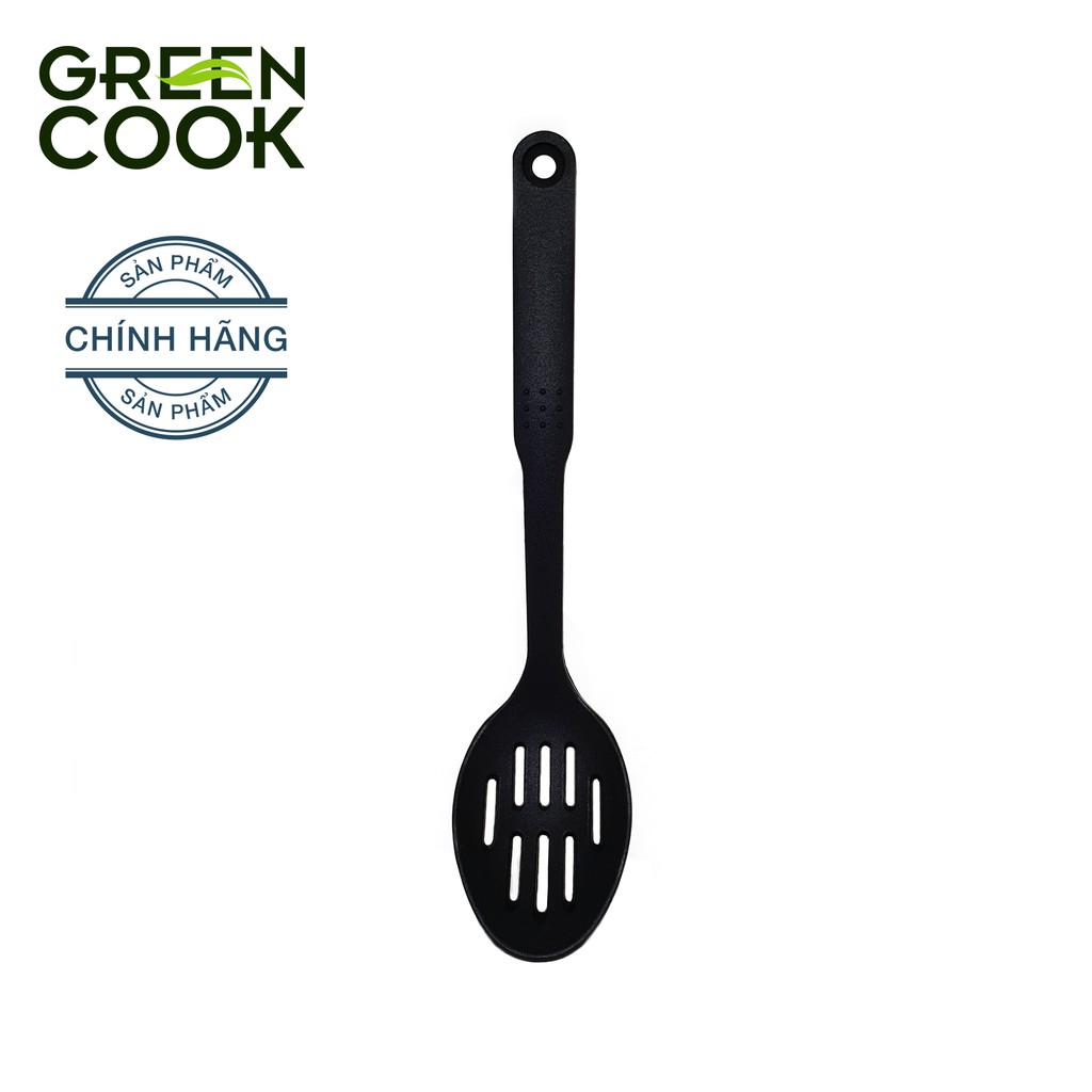 Bộ 6 món vá sạn nhựa nấu ăn Green Cook chất liệu PA66 an toàn sức khỏe