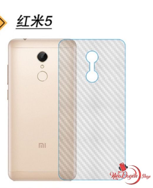 Dán lưng Carbon Xiaomi Redmi Note 7,Redmi 5,Redmi 5A,Redmi 5 Plus,Redmi Note 5A,Redmi Note 5A Prime